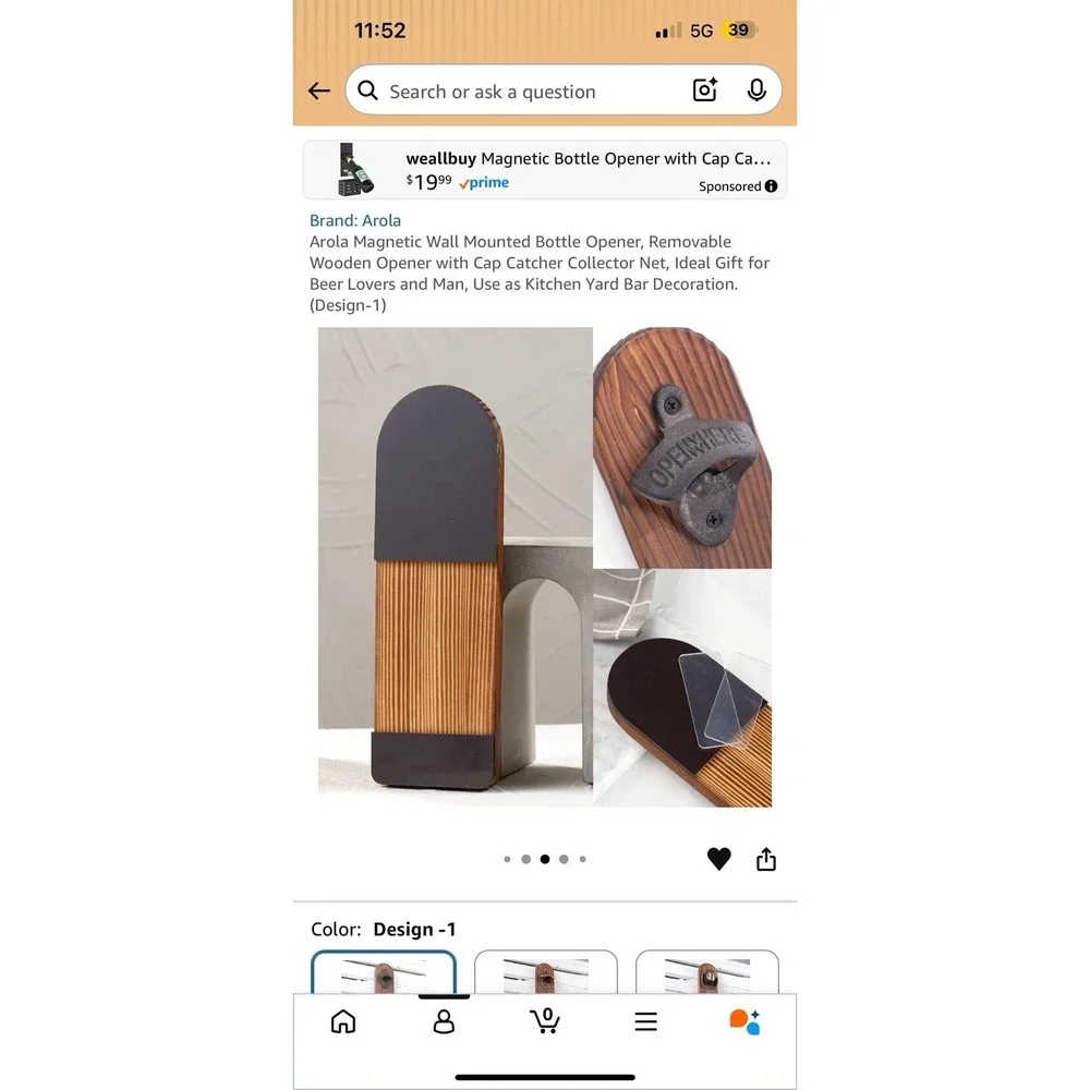 Magnetic Basketball Bottle Opener Wooden Wall-mounted Beer Bottle Opener
